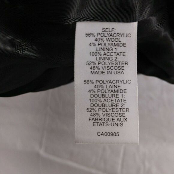 Vintage Nanette Lepore Boucle Tweed Blazer Size XS Acrylic Wool 90s Does 40s - Picture 9 of 10